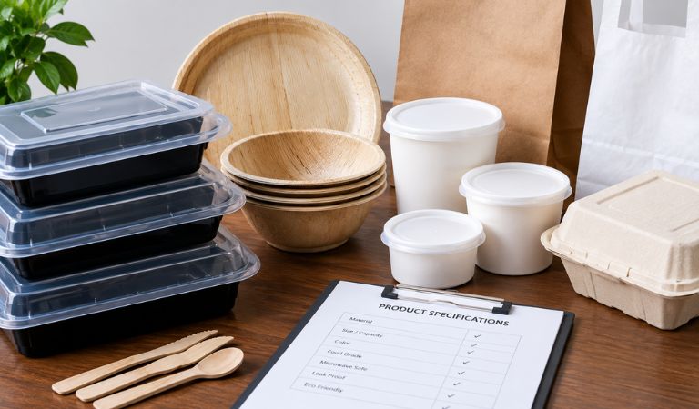 Disposable product specifications and packaging requirements