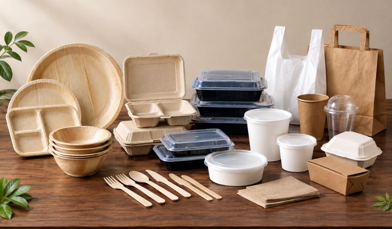 Wide range of disposable and packaging products sourced from India